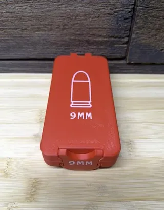 9mm Ammo Storage Box – 50 Round Capacity, Stackable PLA Organizer (Laser Engraving Available) product photo 3
