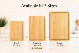 Personalized Bamboo Cutting Board, Custom Engraved Kitchen Gift product photo 3