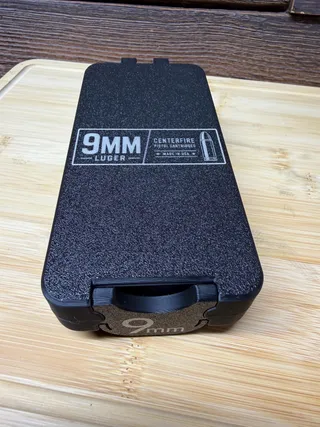 Handgun Cartridge Storage Box | 3D Printed Empty Ammo Case | 9mm 380 40 45 ACP 10mm 357 product photo 4