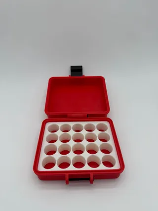3mL Vial Storage Box, 20 Count 3D Printed PLA Organizer, Secure Peptide Storage product photo 4