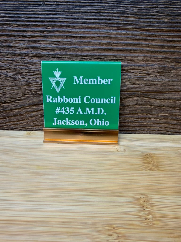 Custom Masonic Pocket Badge Secondary image